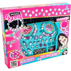 Bijuteria e micanga make brinq berloques c/pulseir - polibrinq (kit)