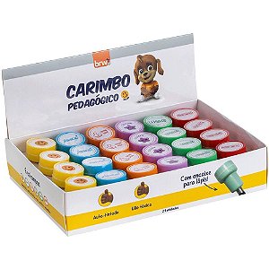 Carimbo pedagogico 6 modelos sortidos - brw (dp.c/24)