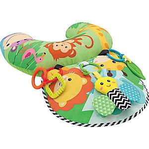 Brinquedo para bebe almofada atividades c/mordedor - buba (unidade)