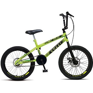 Bicicleta aro 20 skill boy amarelo neon - colli bike (unidade)