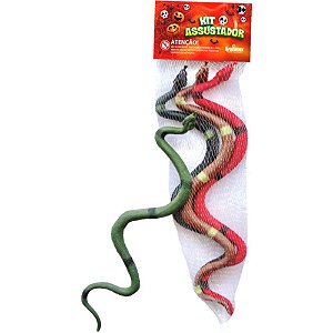 Miniatura colecionavel cobra pequena sortida - brasilflex (bl.c/03)