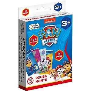 Jogo de cartas patrulha canina rouba monte - pais e filhos (unidade)