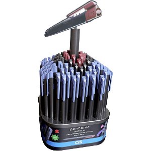 Caneta esferografica cis pentonic 0.7mm sort. retr. - sertic (dp.c/100)