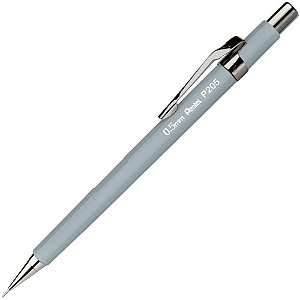 Lapiseira 0.5mm pentel cinza - pentel (cx.c/06)