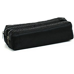 Estojo duplo juvenil preto (sortido) - kit (unidade)