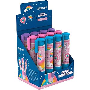 Borracha caneta cores magicas sortido - mercur (cx.c/12)
