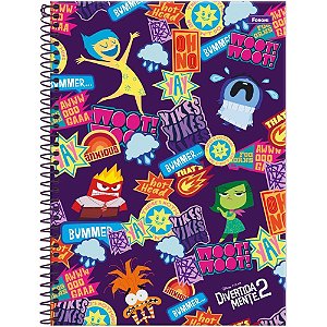 Caderno 10x1 capa dura divertidamente 160f - foroni (pct.c/04)