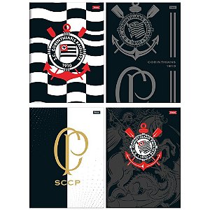 Caderno brochurao capa dura corinthians 80fls. - foroni (pct.c/05)