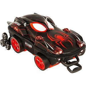 Mochila infantil com rodinha spider-man miles morales - maxtoy (unidade)