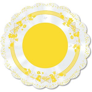 Poli redondo 68cm laco amarelo - xingo embalagens (pct.c/50)