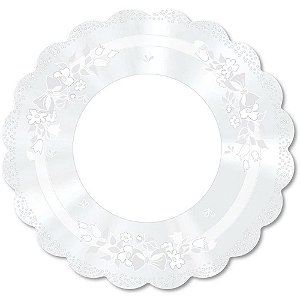 Poli redondo 48cm laco branco - xingo embalagens (pct.c/50)
