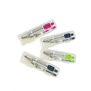 Compasso escolar 4 cores - v.m.p. (cx.c/24)