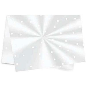 Poli sujinho decorado 49x69cm poa branco - xingo embalagens (pct.c/50)