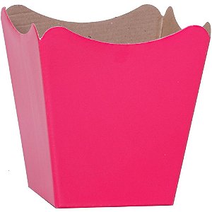 Cachepot paper liso pote 15 pink 16x17x11cm - xingo embalagens (pct.c/10)