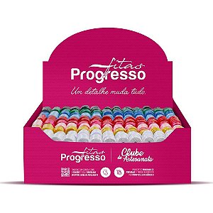Display expositor completo kit c/254 unidades - fitas progresso (kit)