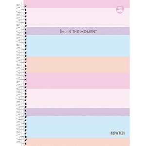 Caderno 10x1 capa dura cristales 160f - animativa (pct.c/04)