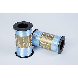 Fita de cetim 4mm 100m. azul bebê duplo t900 - fitas progresso (unidade)