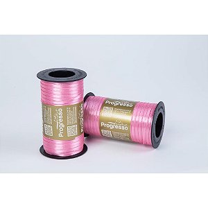 Fita de cetim 4mm 100m. rosa esc. duplo t900 - fitas progresso (unidade)