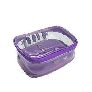 Estojo box big ultra clear lilas - obi do brasil (unidade)