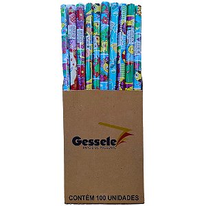 Papel presente 100x60cm. infantil (s) - gessele (dp.c/100)