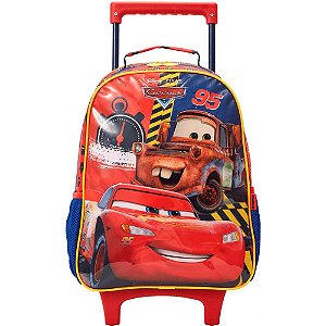 Mochila infantil com rodinha carros x1 md - xeryus (unidade)