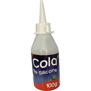 Cola para artesanato silicone 100g. cristal - v.m.p. (cx.c/06)