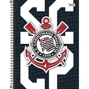 Caderno 10x1 capa dura corinthians 160fls. - foroni (pct.c/04)