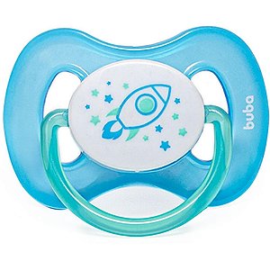 Chupeta comfort sil.t1 foguete noite - buba (unidade)
