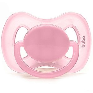Chupeta comfort bico sil.t2 rosa c/tam - buba (unidade)