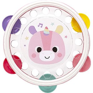 Instrumento musical pandeiro zoo unicornio - buba (unidade)