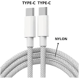 Cabo usb turbo pd type c/type c 100w 1m - flex (unidade)