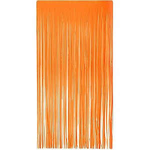Artigo para decoracao cortina metaliz.laranja 1x2m - make+ (unidade)