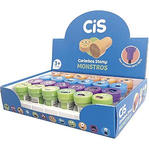Carimbo pedagogico cis stamp monstros - sertic (dp.c/24)