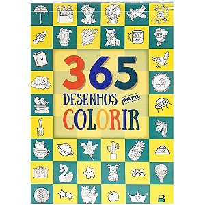 Livro infantil colorir 365 p/colorir pad glitt.288p - todolivro (unidade)