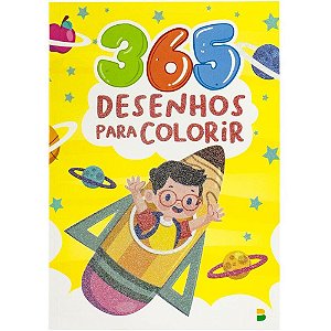 Livro infantil colorir 365 desenhos p/colorir am 288p - todolivro (unidade)