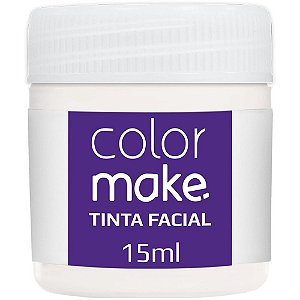 Pintura facial liquida 15ml branco - colormake (dp.c/12)