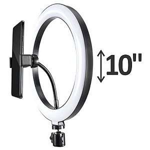 Ring light para iluminacao 10pol - mercoriental (unidade)