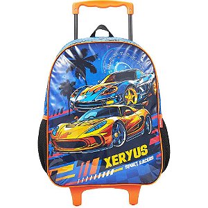 Mochila infantil com rodinha sport racers gr - xeryus (unidade)