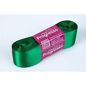 Fita de cetim 30mm 10m. verde bandeira 217 - fitas progresso (unidade)