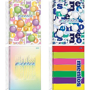 Caderno 01x1 capa dura mentos 80fls. - jandaia (pct.c/04)
