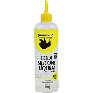 Cola para artesanato silicone liquido 250grs. - rendicolla (unidade)