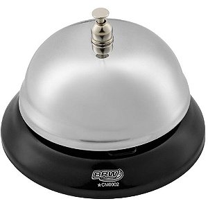 Campainha de balcao metalica 85mm - brw (unidade)