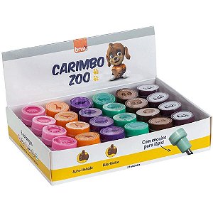 Carimbo pedagogico zoo 6 modelos sortidos - brw (dp.c/24)