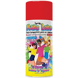 Pinta cabelo 120ml loko vermelho - make+ (dp.c/12)