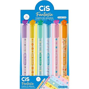 Caneta gel cis fantasia sonho apagavel(s) - sertic (dp.c/18)