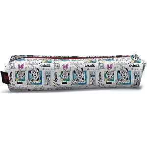 Estojo simples minnie 19,5x4x3,5cm - v.m.p. (unidade)
