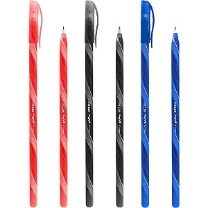 Caneta esferografica bazze wave 0.7 classica - summit (pote-24)