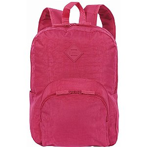 Mochila happy crinkle g 40cm pink - sestini (unidade)