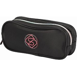 Estojo duplo trend preto - sestini (unidade)