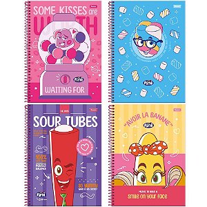 Caderno 10x1 capa dura fini 160fls. - foroni (pct.c/04)